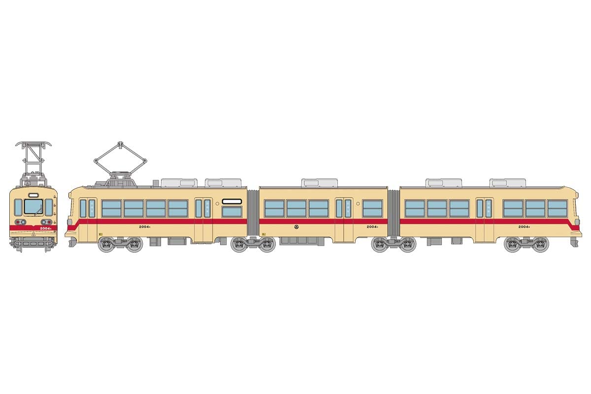 Railway Collection Iron Collection Chikuho Electric Railway Type 2000 2004 First Generation Painting Diorama Supplies