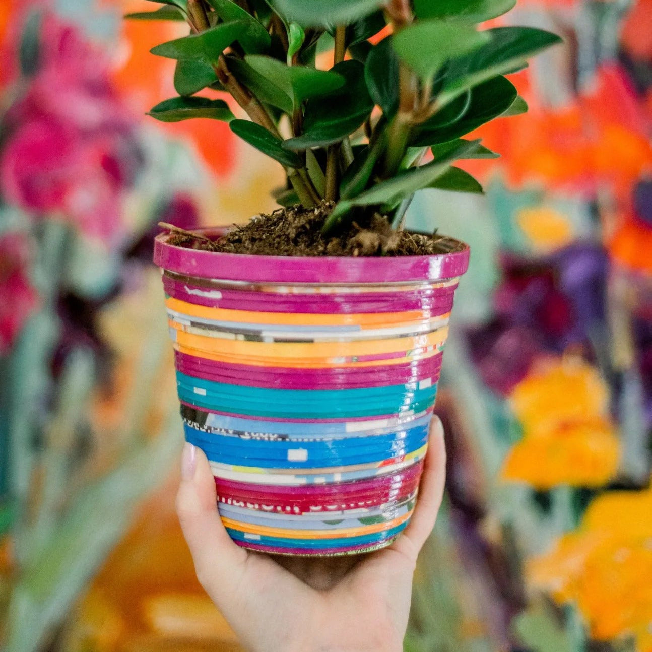 Recycled Paper Planter - FMSCMarketplace.org