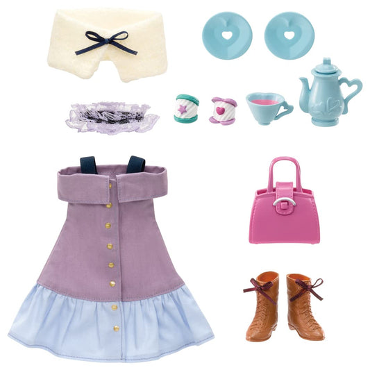 Takara Tomy  Licca-Chan Dress #Licca #Chill Cafe Time Wear  Dress-Up Doll Play Toy Ages 3 And Up Passed Toy Safety Standards St Mark Certified Licca Takara Tomy