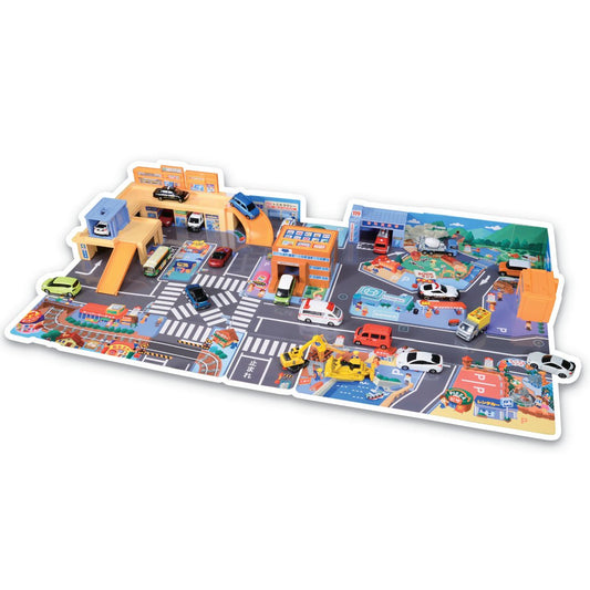 Takara Tomy Tomica World Easy Cleanup! Lively Sound Town Japanese Road Toys