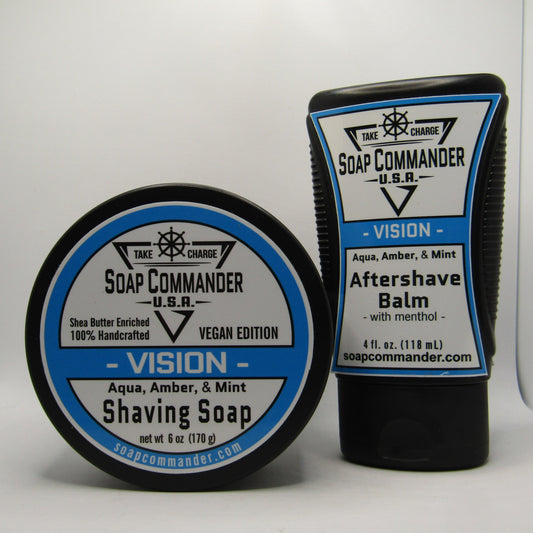 Vision Shaving Soap and Balm - by Soap Commander (Pre-Owned)