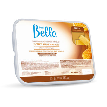 Depil Bella High Performance Hard wax Hair Removal Honey with propolis 28.2 Oz