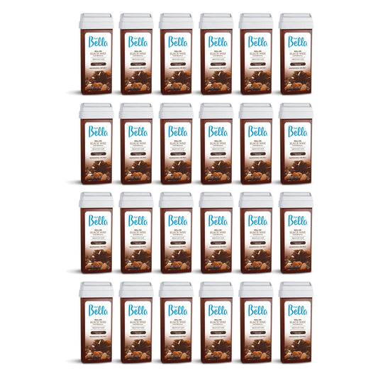 Depil Bella Roll on Black Wax Hair Removal Cartridges 3.52Oz (24 Units )