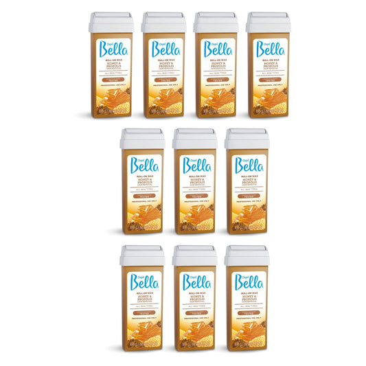 Depil Bella Roll-On Honey with Propolis Wax Hair Removal Cartridges 3.52Oz (10 Units )