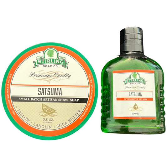 Satsuma Shaving Soap and Splash - by Stirling Soap Co. (Pre-Owned)