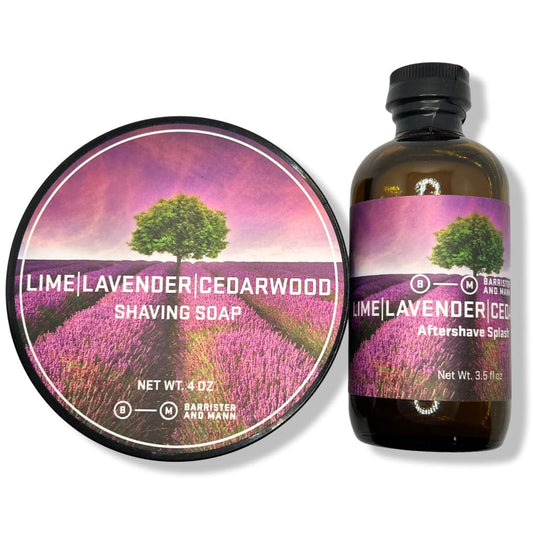 Lime Lavender Cedarwood (Glissant) and Splash - by Barrister and Mann (Pre-Owned)