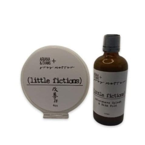 Little Fiction Shaving Soap (Kaizen 2e w/Emu Oil) and Splash - by Ariana & Evans (Pre-Owned)