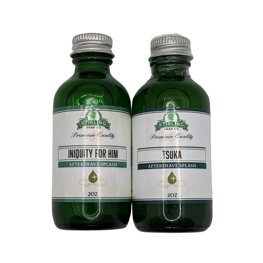 Iniquity for Him and Tsuka Splash (2oz. each) - by Stirling Soap Company (Pre-Owned)