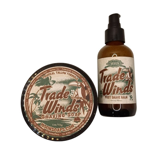 Trade Winds Shaving Soap and Post Shave Balm - by Moon Soaps (Pre-Owned)