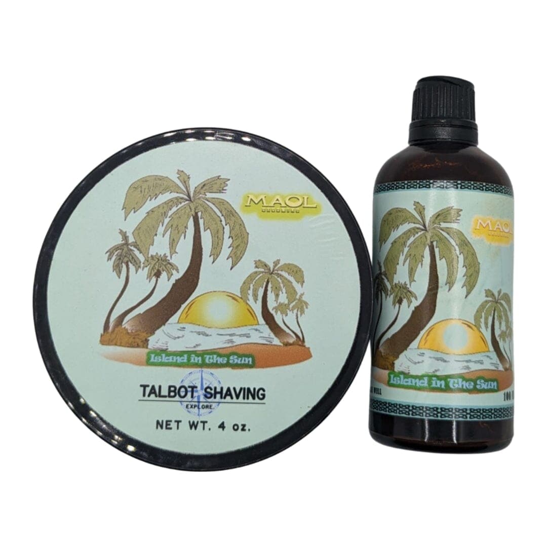 Island in the Sun Shaving Soap and Aftershave Splash - by Talbot Shaving / Maol Grooming (Pre-Owned)
