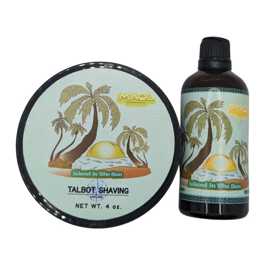 Island in the Sun Shaving Soap and Aftershave Splash - by Talbot Shaving / Maol Grooming (Pre-Owned)