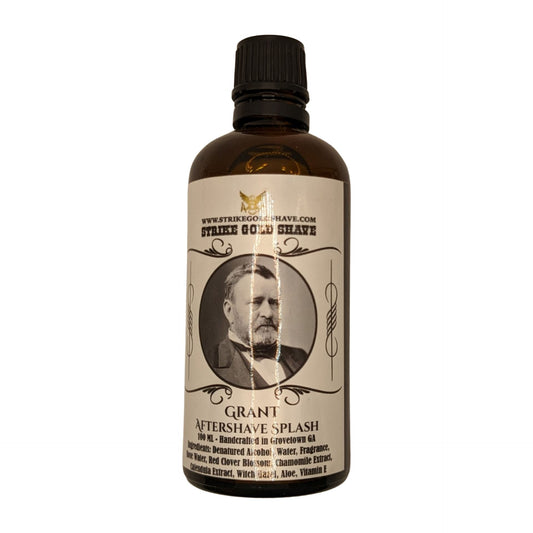 Grant Aftershave Splash - by Strike Gold Shave (Pre-Owned)