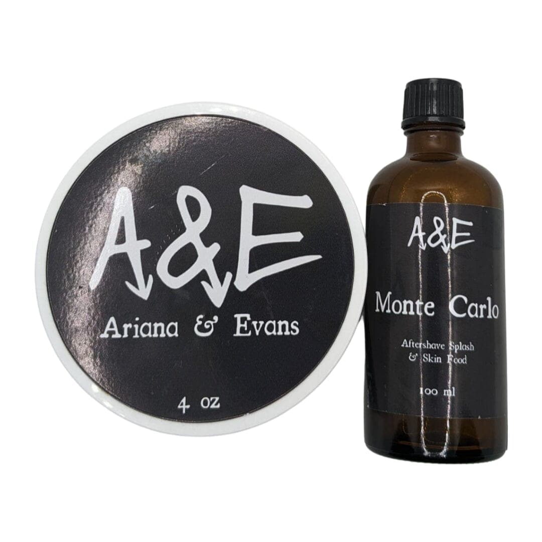 Monte Carlo Shaving Soap and Aftershave Splash - by Ariana & Evans (Pre-Owned)