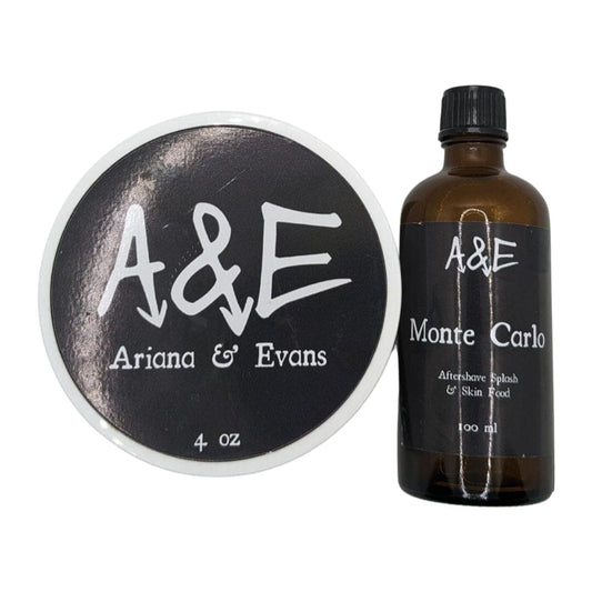 Monte Carlo Shaving Soap and Aftershave Splash - by Ariana & Evans (Pre-Owned)