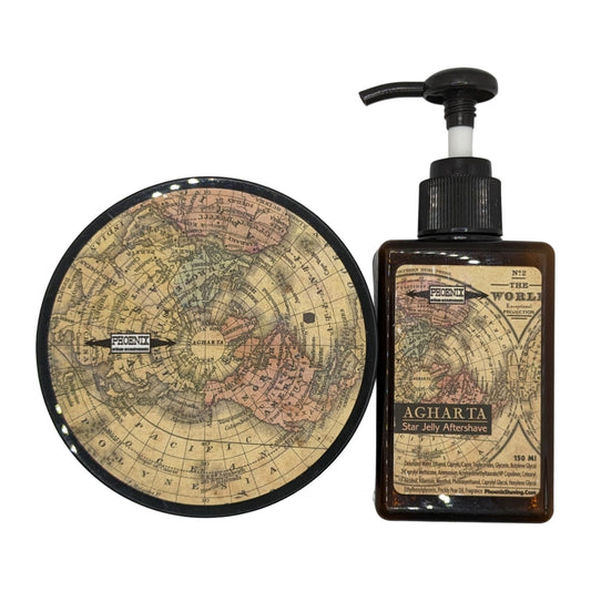 Agharta Shaving Soap (Kokum) and Star Jelly Aftershave - by Phoenix Artisan Accoutrements (Pre-Owned)