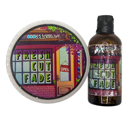 Fresh Cut Fade Shaving Soap and Splash - by 345 Soap Co (Pre-Owned)