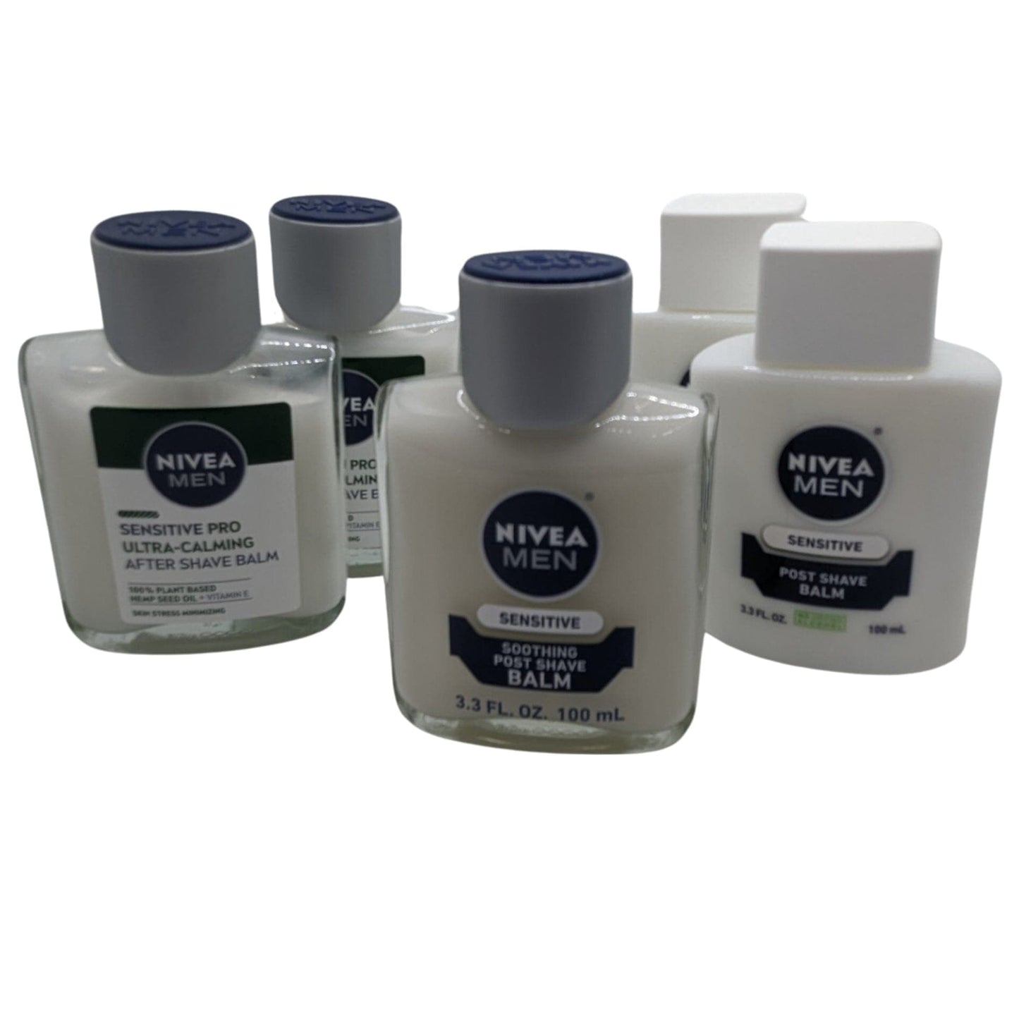 Variety of Sensitive Skin After Shave Balms (Lot of 5) - by Nivea Men (Pre-Owned)