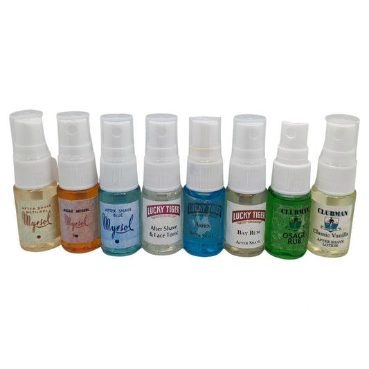 Assortment of Sample Aftershaves - by Clubman/Myrsol/Luck Tiger (Pre-Owned)